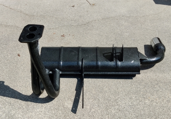Edelstahl Sportauspuff X1/9 4G
