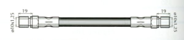 Bremsschlauch hinten 850 alle