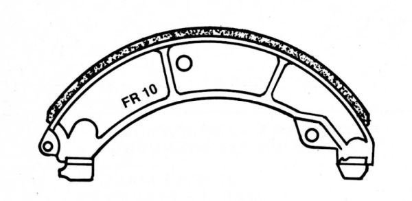 Satz Bremsbacken Alu 48mm im Austausch