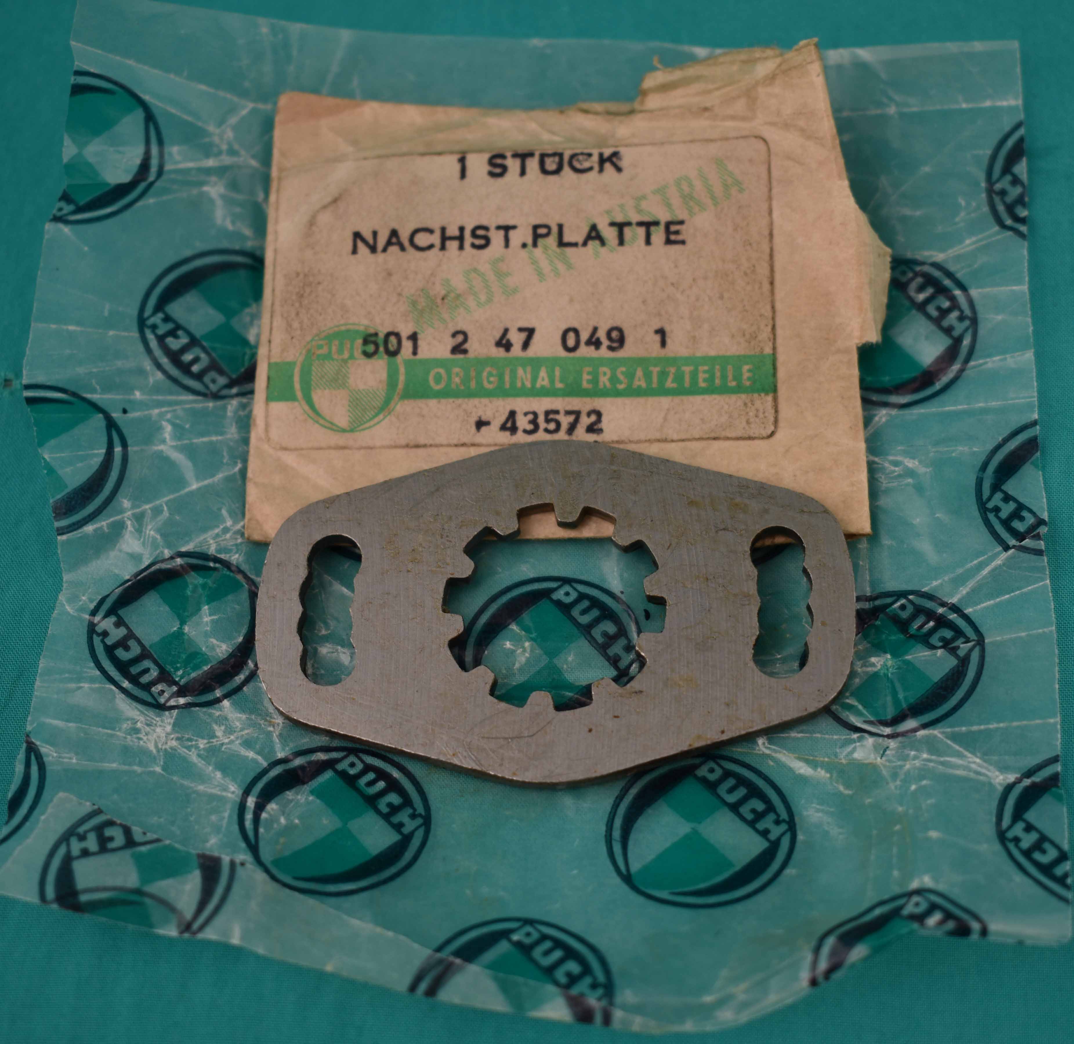 Nachstellplatte original