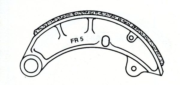Bremsbackensatz 600 Multipla, 850, 900T hinten NEU