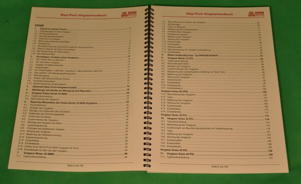 Vergaserhandbuch Steyr-Puch