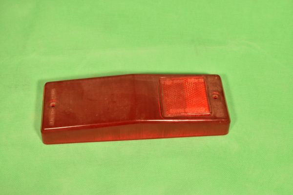 Paar Rücklichtgläser rot Fiat 124N, 2.Serie