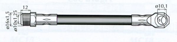 Bremsschlauch 1100 vorne ab 1956