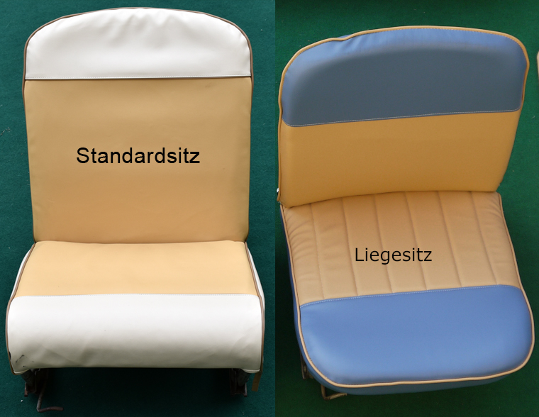 Sitzbezugsatz Liegesitze vorne, 4-teilig
