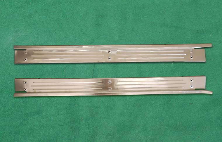 Satz Trittbrettleisten Aluminium breit Fiat 500 N/D